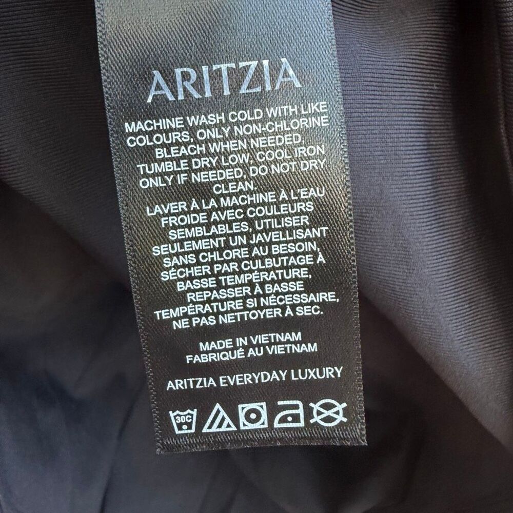 Aritzia Contour Busy Tank Scoopneck Double Layer Smoothing black L NWOT - Picture 7 of 9